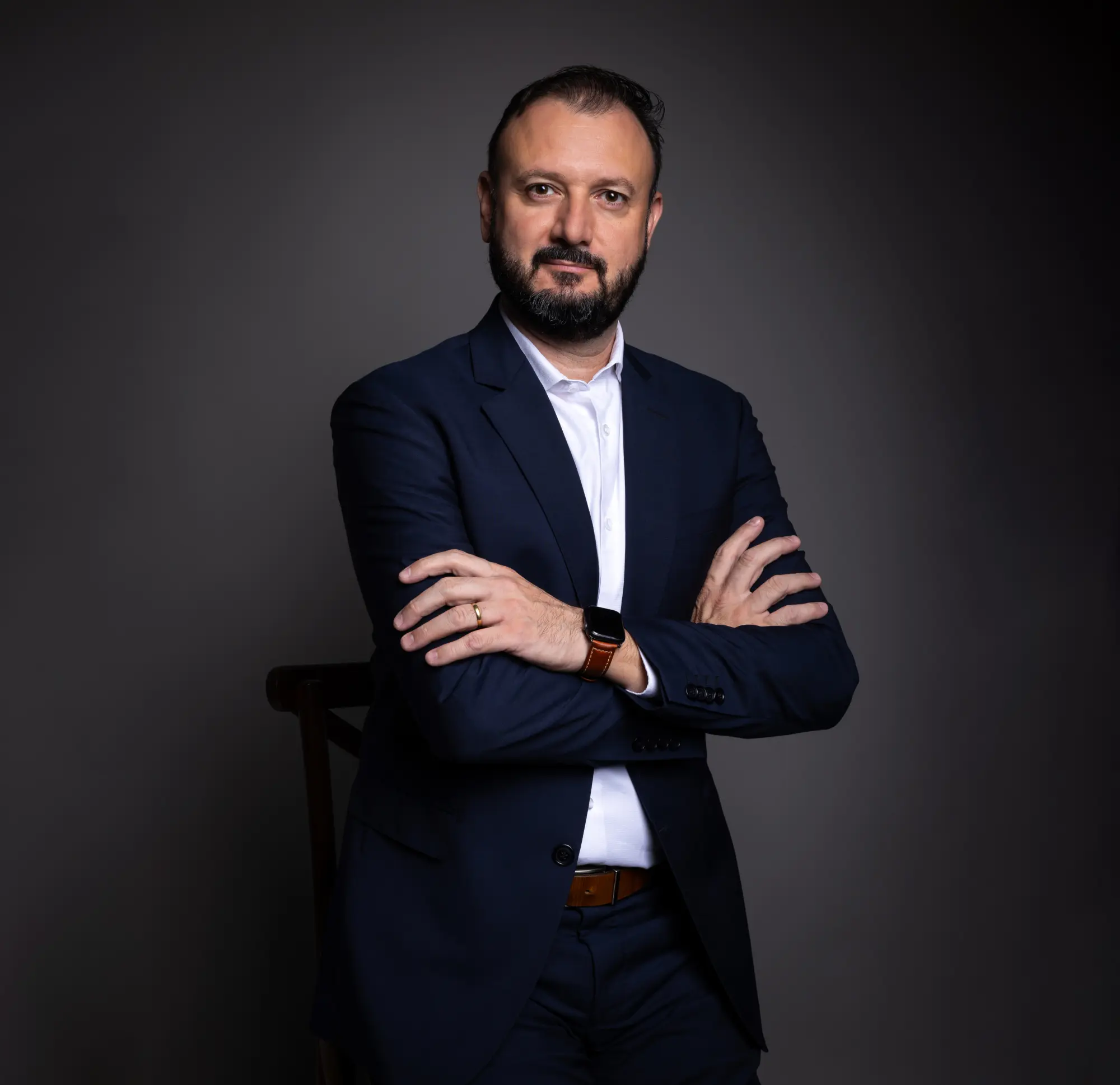 Ensaio corporativo em estúdio